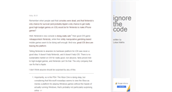 Desktop Screenshot of ignorethecode.net